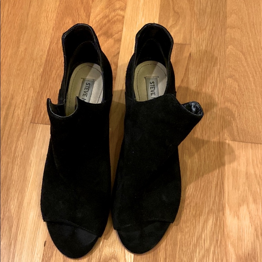 Steve Madden Open Toe booties, size 9 1/2